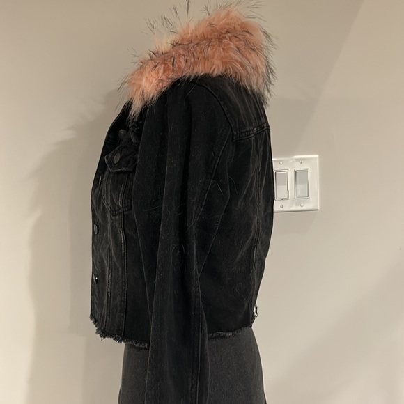 DISONO Denim Collection Cropped Black Jean Jacket - Picture 2 of 16